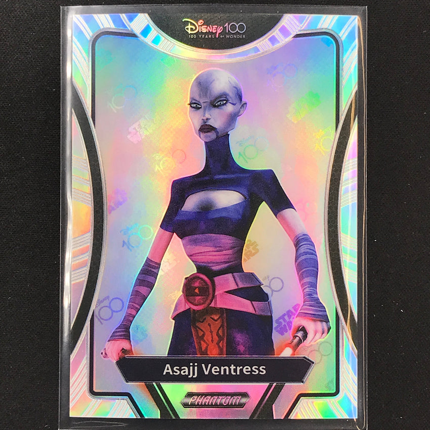 2023 Phantom Disney 100 Star Wars ASAJJ VENTRESS Silver Prizm #71