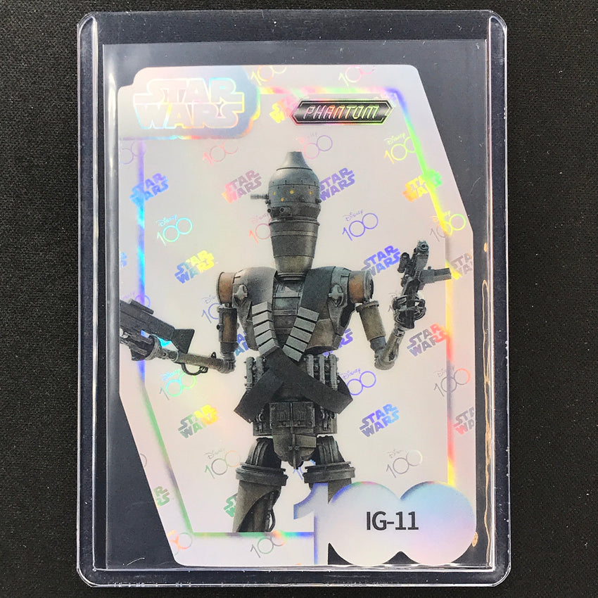 2023 Phantom Disney 100 Star Wars IG-11 D100 Die-Cut #37