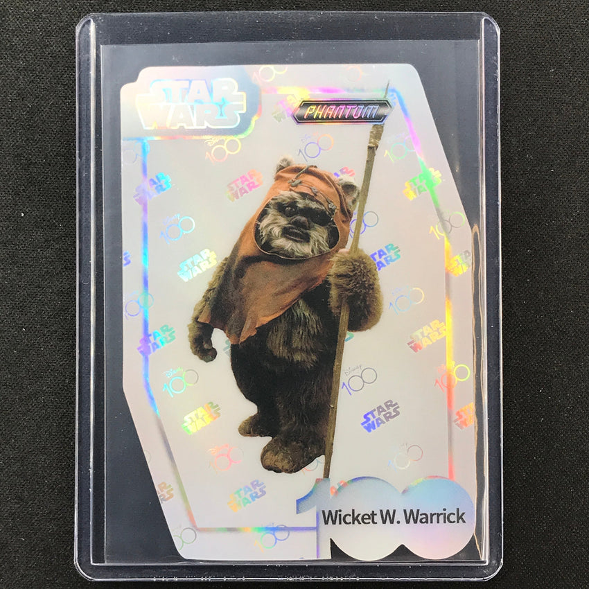 2023 Phantom Disney 100 Star Wars WICKET W. WARRICK D100 Die-Cut #56