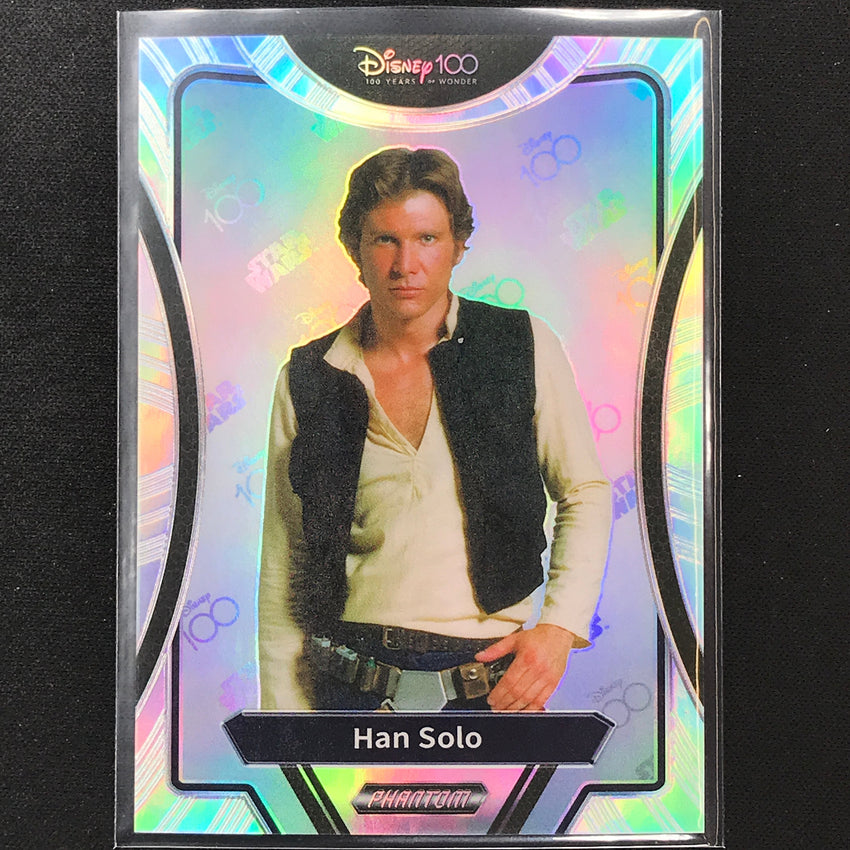 2023 Phantom Disney 100 Star Wars Han Solo Silver Prizm No 12
