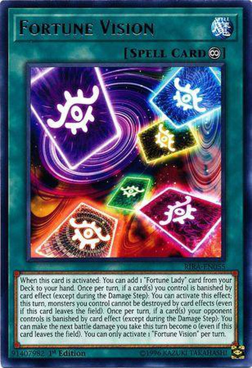 Fortune Vision - RIRA-EN055 - Rare 1st Edition-Cherry Collectables