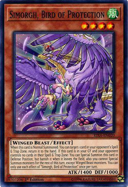 Simorgh, Bird of Protection - RIRA-EN020 - Common 1st Edition-Cherry Collectables