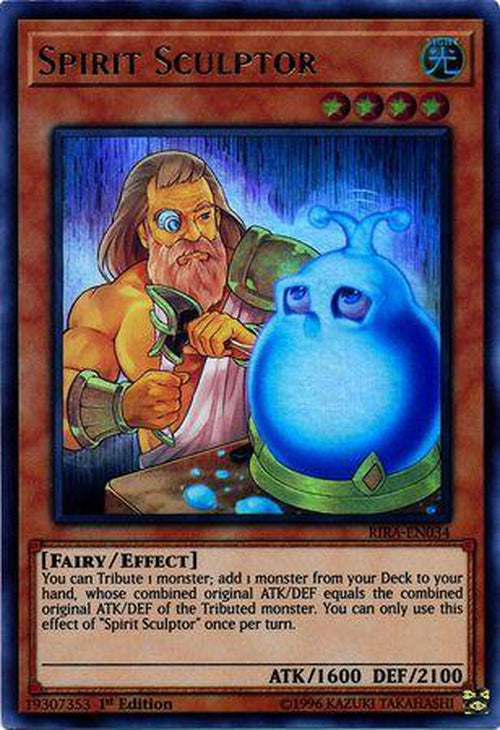 Spirit Sculptor - RIRA-EN034 - Ultra Rare 1st Edition-Cherry Collectables