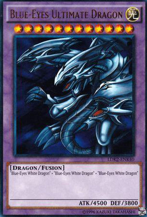Blue-Eyes Ultimate Dragon - LDK2-ENK40 - Ultra Rare Unlimited-Cherry Collectables