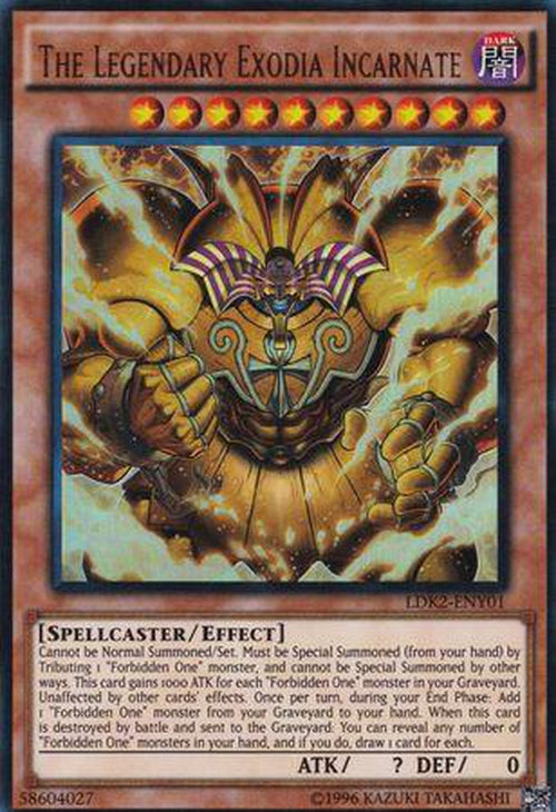 The Legendary Exodia Incarnate - LDK2-ENY01 - Ultra Rare Unlimited-Cherry Collectables