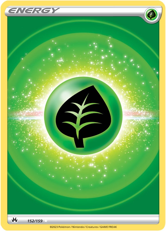 Grass Energy - 152/159 - Ultra Rare Crown Zenith