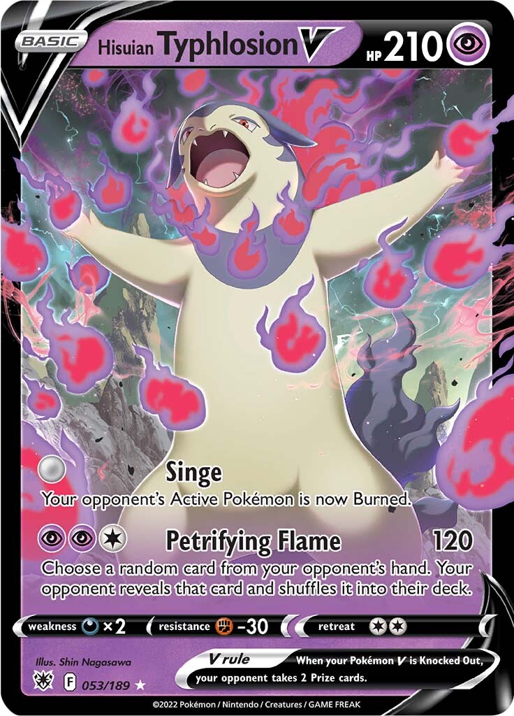 Hisuian Typlosion V - 053/189 - Ultra Rare