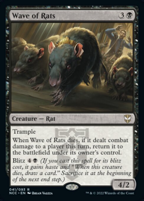 Wave of Rats 41/93 -  New Capenna Commander