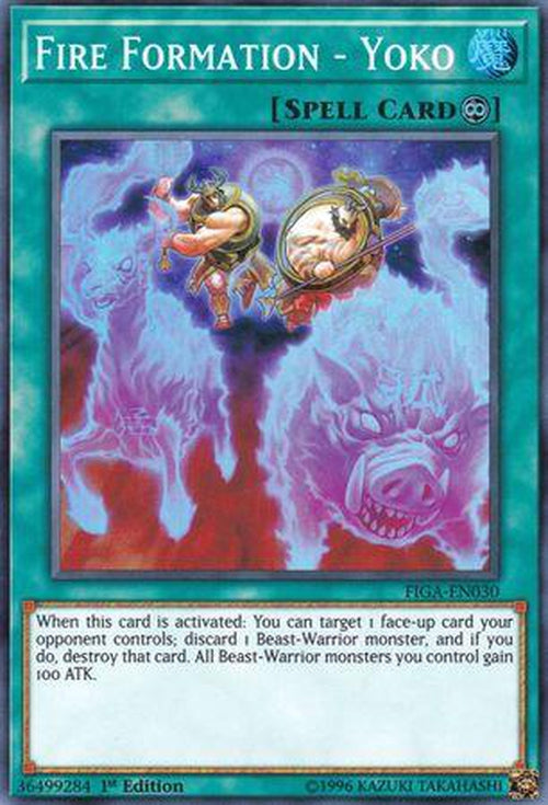 Fire Formation - Yoko - FIGA-EN030 - Super Rare 1st Edition-Cherry Collectables
