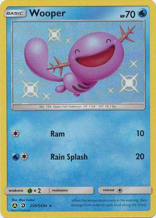 Wooper - SV9/SV94 - Shiny Rare - Hidden Fates-Cherry Collectables