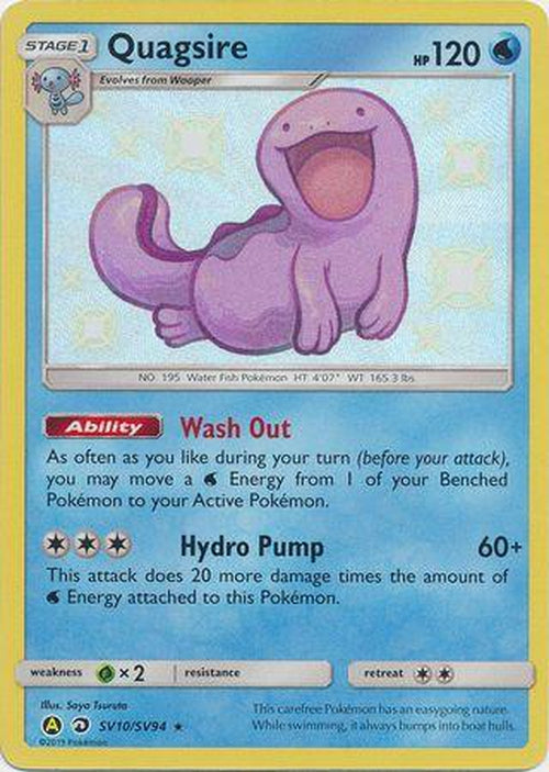 Quagsire - SV10/SV94 - Shiny Rare - Hidden Fates-Cherry Collectables