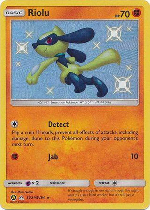 Riolu - SV21/SV94 - Shiny Rare - Hidden Fates-Cherry Collectables