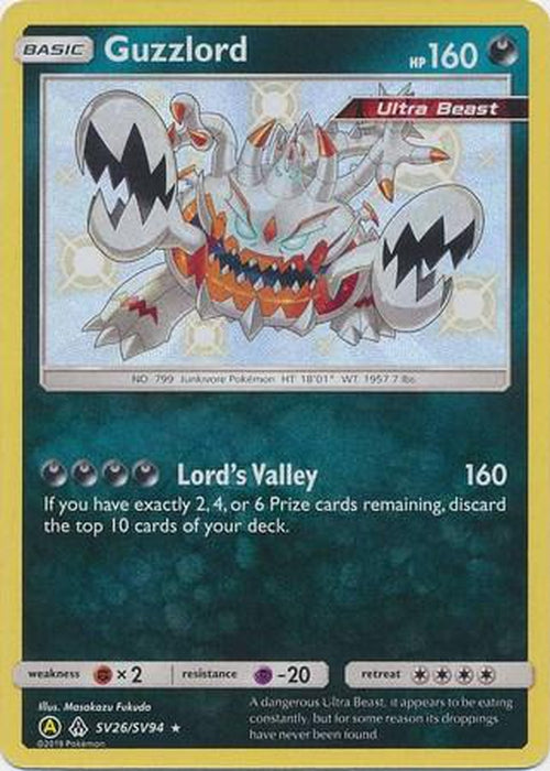 Guzzlord - SV26/SV94 - Shiny Rare - Hidden Fates-Cherry Collectables