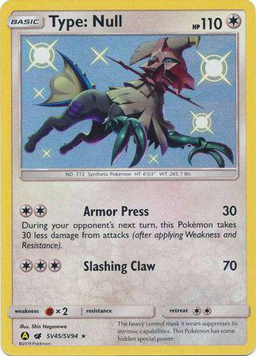 Type: Null - SV45/SV94 - Shiny Rare - Hidden Fates-Cherry Collectables