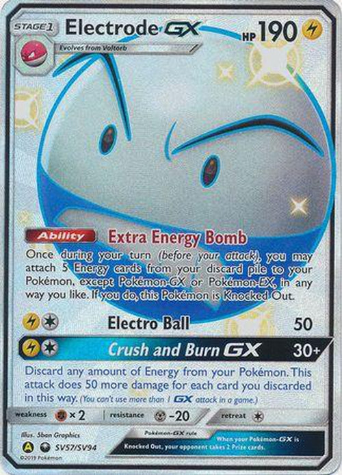 Electrode GX - SV57/SV94 - Shiny Ultra Rare - Hidden Fates-Cherry Collectables