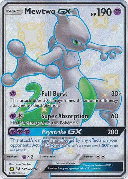 Mewtwo GX - SV59/SV94 - Shiny Ultra Rare - Hidden Fates-Cherry Collectables