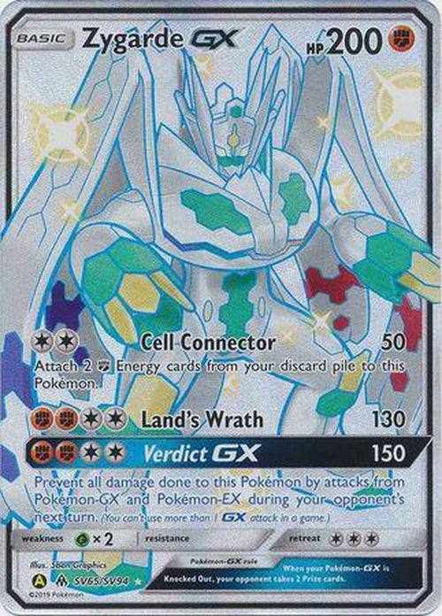 Zygarde GX - SV65/SV94 - Shiny Ultra Rare - Hidden Fates-Cherry Collectables