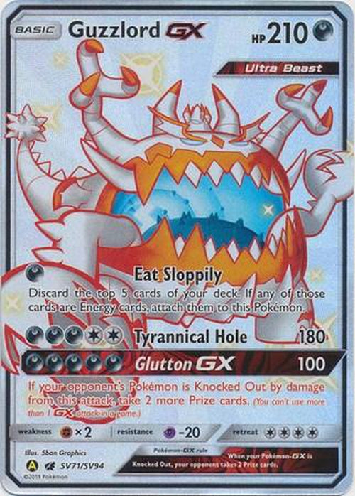 Guzzlord GX - SV71/SV94 - Shiny Ultra Rare - Hidden Fates-Cherry Collectables