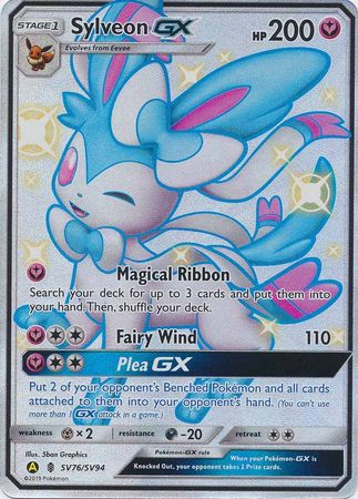 Sylveon GX - SV76/SV94 - Shiny Ultra Rare - Hidden Fates-Cherry Collectables