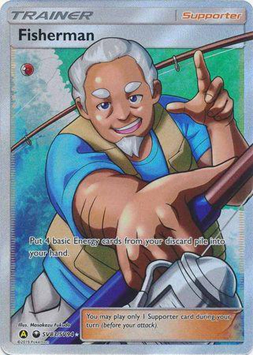 Fisherman - SV83/SV94 - Full Art Ultra Rare - Hidden Fates-Cherry Collectables