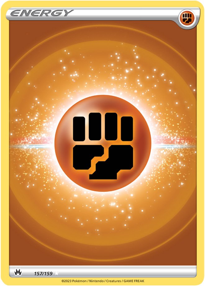 Fighting Energy - 157/159 - Ultra Rare Crown Zenith