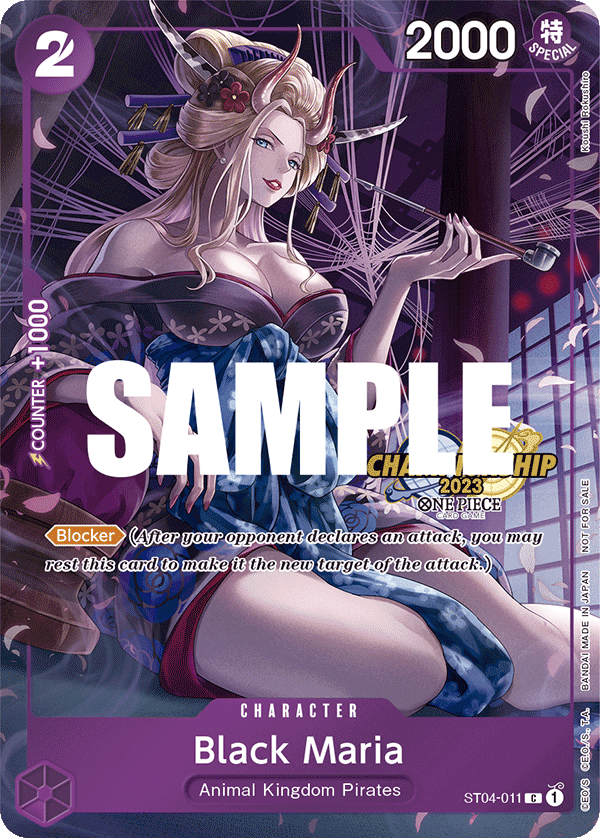 Black Maria - ST04-011 C - Championship 2023 Celebration Pack Promo