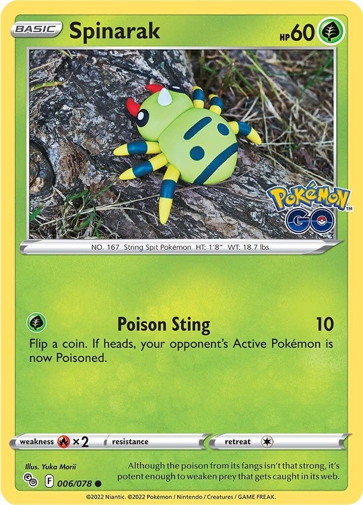 Spinarak - 006/078 - Common Pokemon Go