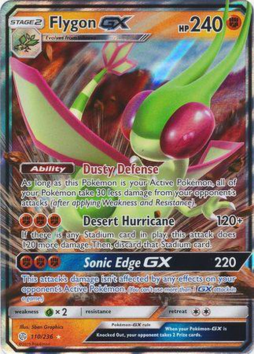 Flygon GX - 110/236 - Ultra Rare - Cosmic Eclipse-Cherry Collectables