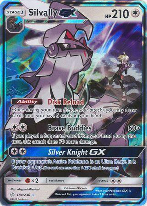 Silvally GX - 184/236 - Ultra Rare - Cosmic Eclipse-Cherry Collectables