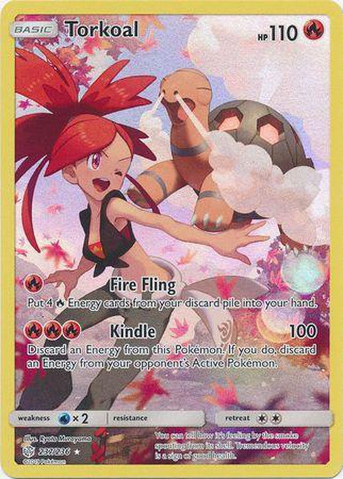 Torkoal - 237/236 - Secret Rare - Cosmic Eclipse-Cherry Collectables
