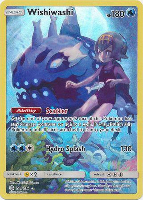 Wishiwashi - 240/236 - Secret Rare - Cosmic Eclipse-Cherry Collectables