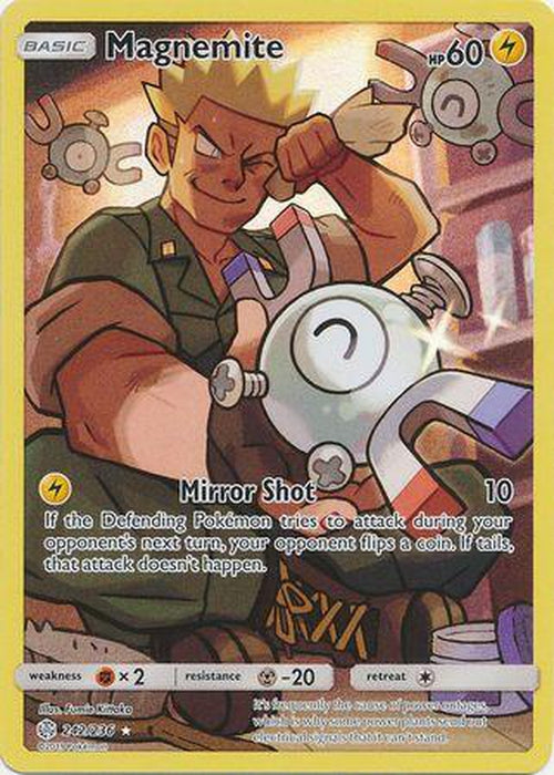 Magnemite - 242/236 - Secret Rare - Cosmic Eclipse-Cherry Collectables