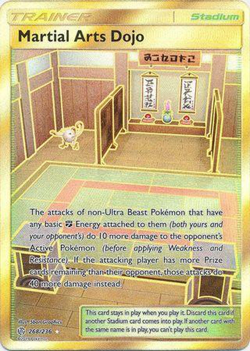 Martial Arts Dojo - 268/236 - Secret Rare - Cosmic Eclipse-Cherry Collectables