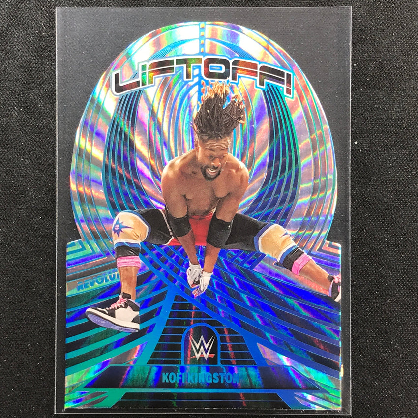 2023 Revolution Wwe Kofi Kingston Liftoff Die-cut Sunburst 8/99