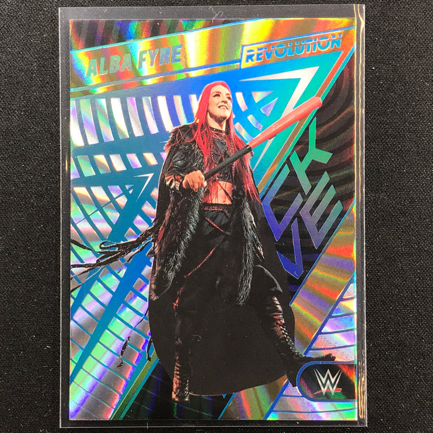 2023 Revolution Wwe Alba Fyre Shock Wave Sunburst 6/99