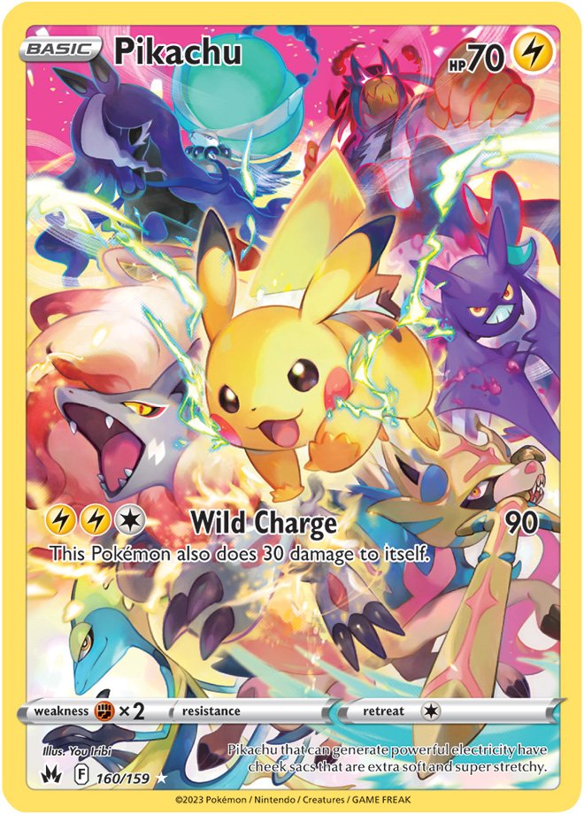 Pikachu - 160/159 - Secret Rare Crown Zenith