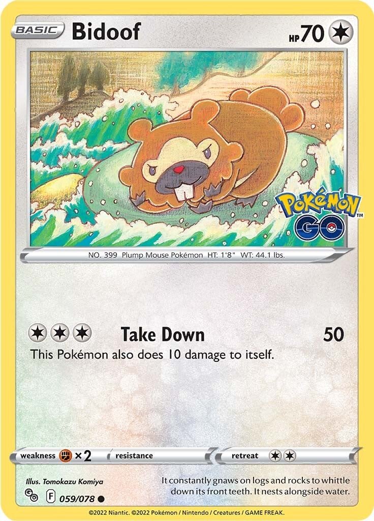 Bidoof - 059/078 - Common Pokemon Go