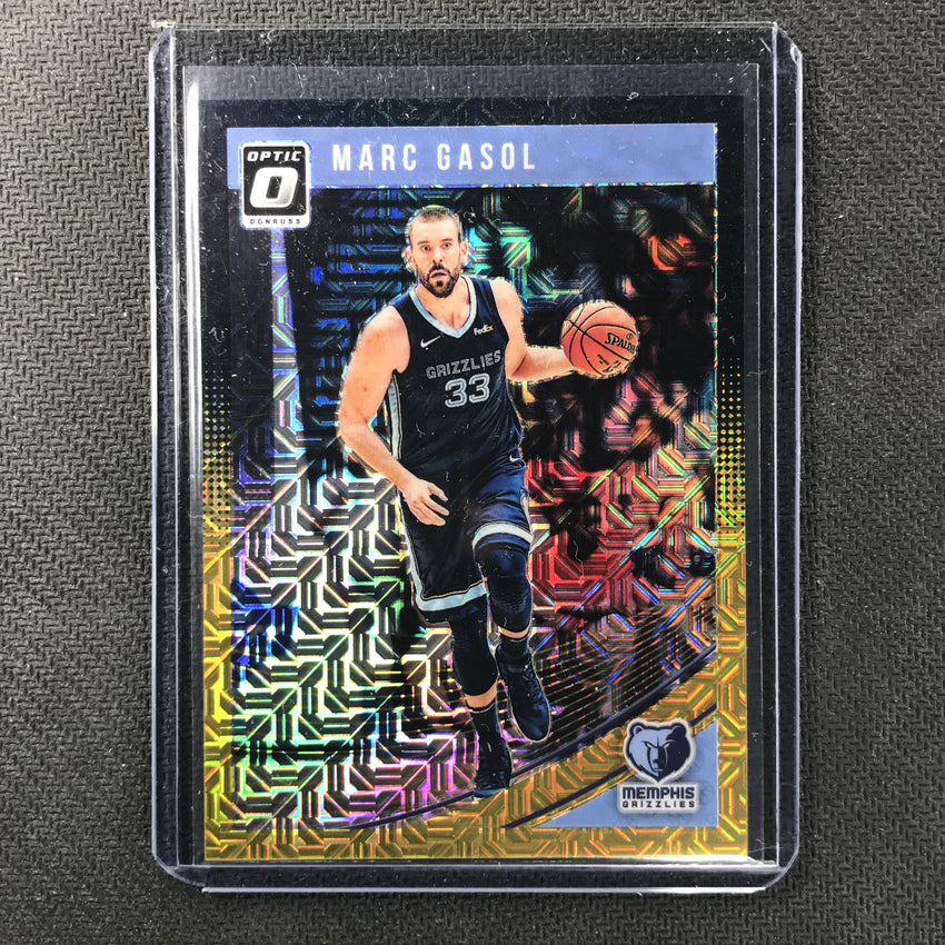 2018-19 Optic Choice MARC GASOL Black Gold Prizm 6/8-Cherry Collectables