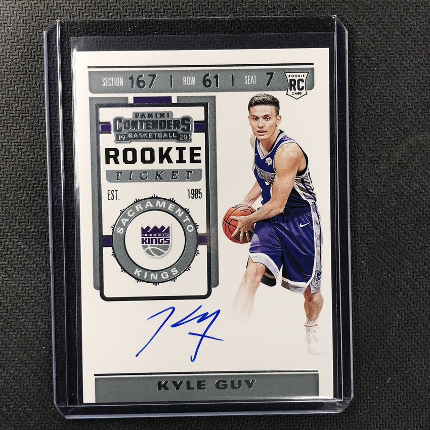 2019-20 Contenders KYLE GUY Rookie Ticket Auto #143 #4-Cherry Collectables