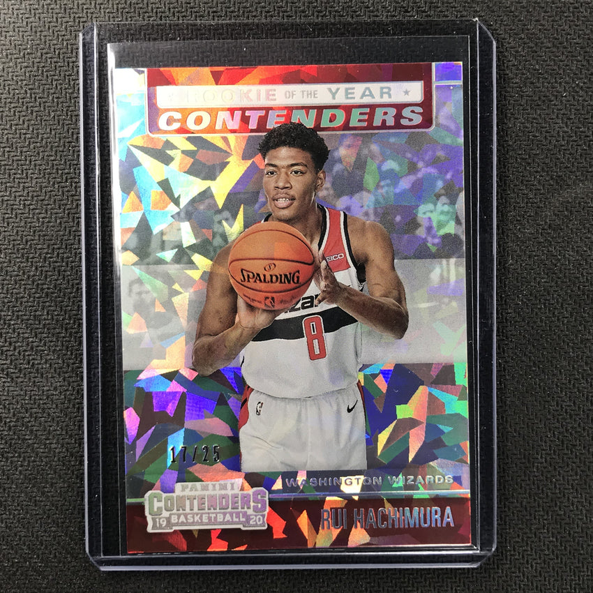 2019-20 Contenders RUI HACHIMURA Rookie Contenders Cracked Ice 17/25-Cherry Collectables