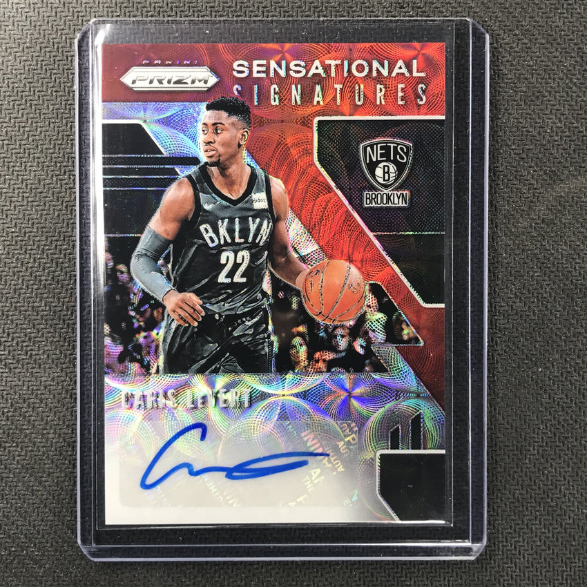 2019-20 Prizm CARIS LEVERT Sensational Signatures Choice Red #CLV #3-Cherry Collectables