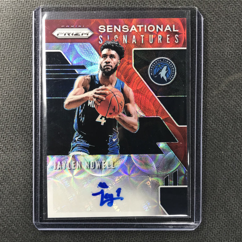 2019-20 Prizm JAYLEN NOWELL Sensational Signatures Choice Red #JNW #3-Cherry Collectables