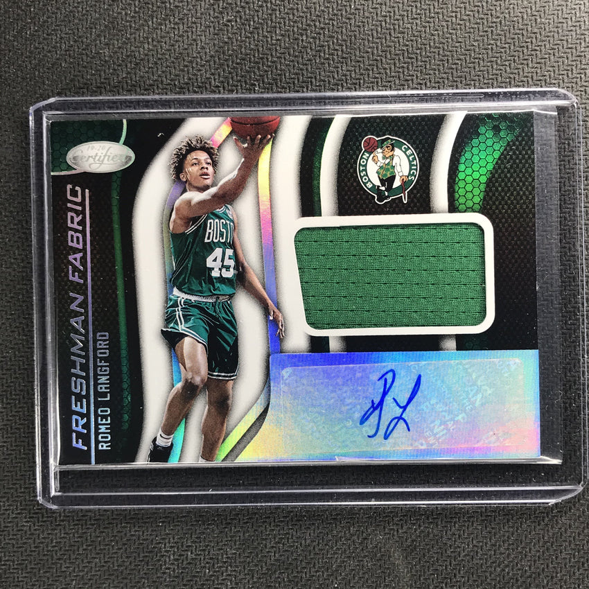 2019-20 Certified ROMEO LANGFORD Rookie Patch Auto #RL #3-Cherry Collectables