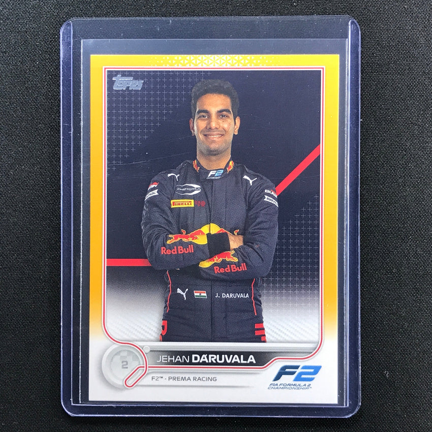 2022 Topps Flagship JEHAN DARUVALA F2 Drivers Gold 02/50 #78