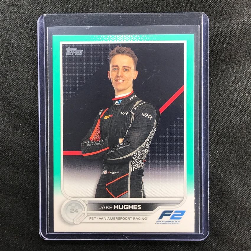 2022 Topps Flagship JAKE HUGHES F2 Drivers Aqua 119/199 #97