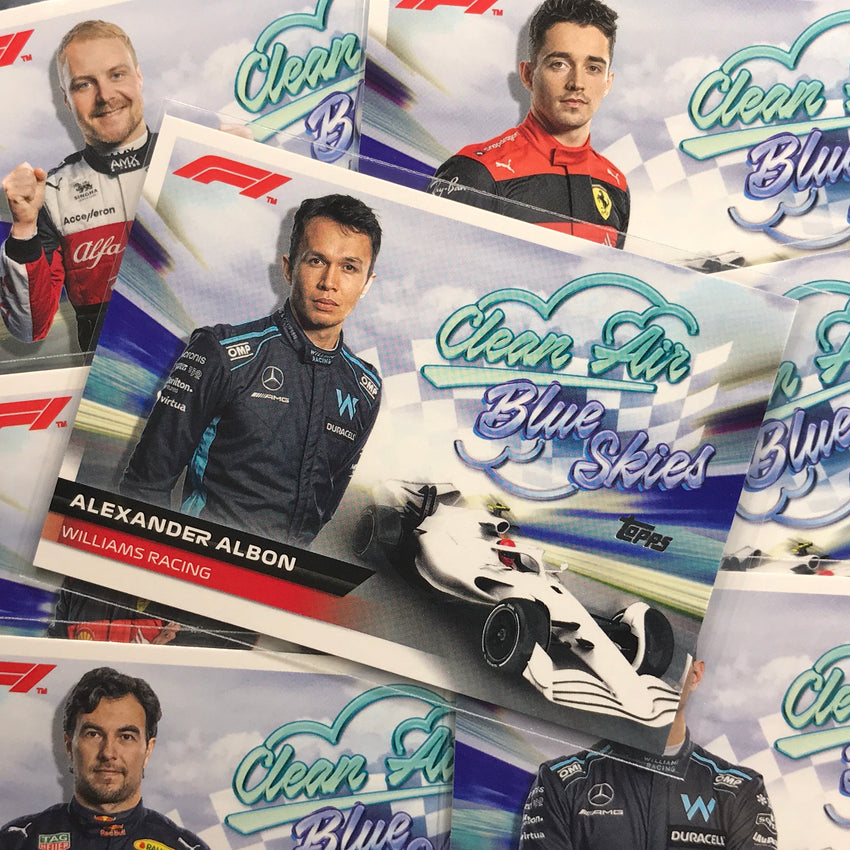 2022 Topps Flagship Sergio Perez Clean Air Blue Skies Base No Sp