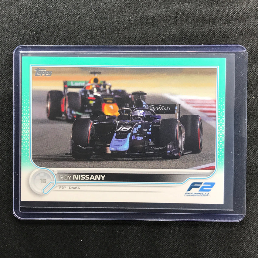 2022 Topps Flagship ROY NISSANY F2 Cars Aqua 084/199 #143