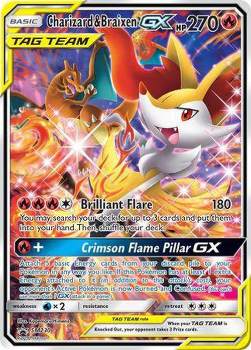 Charizard & Braixen GX - SM230 - Promo-Cherry Collectables