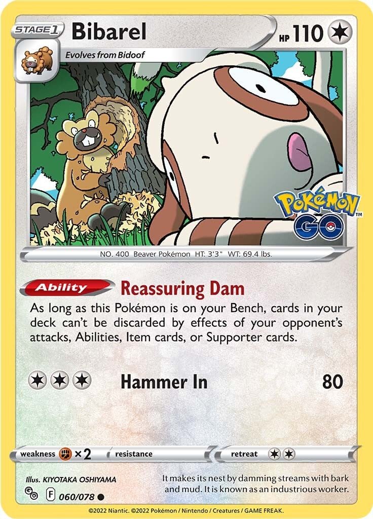 Bibarel - 060/078 - Common Pokemon Go