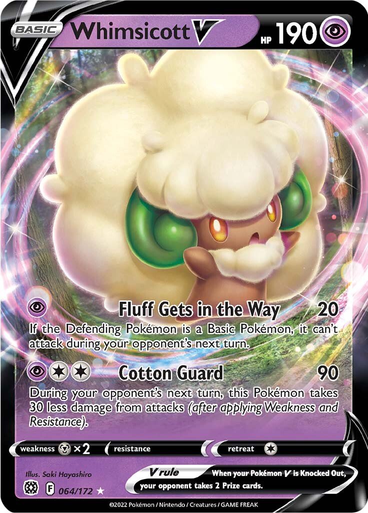 Whimsicott V - 64/172 - Ultra Rare